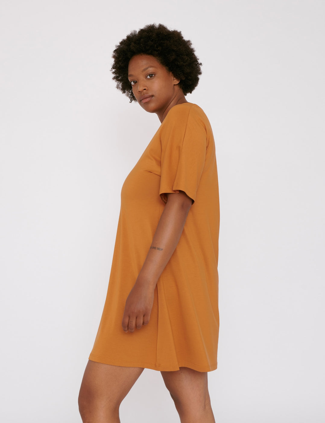 TENCEL™ Lite T-Shirt Dress | Organic ...